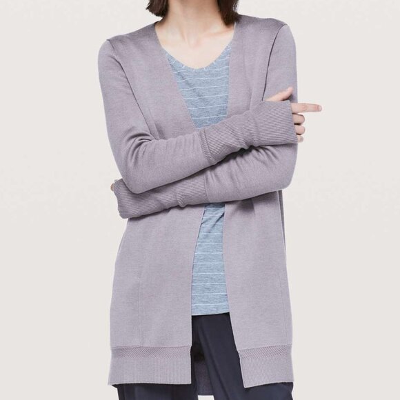 Lululemon City Street Cardigan Light Purple Small - Picture 1 of 10